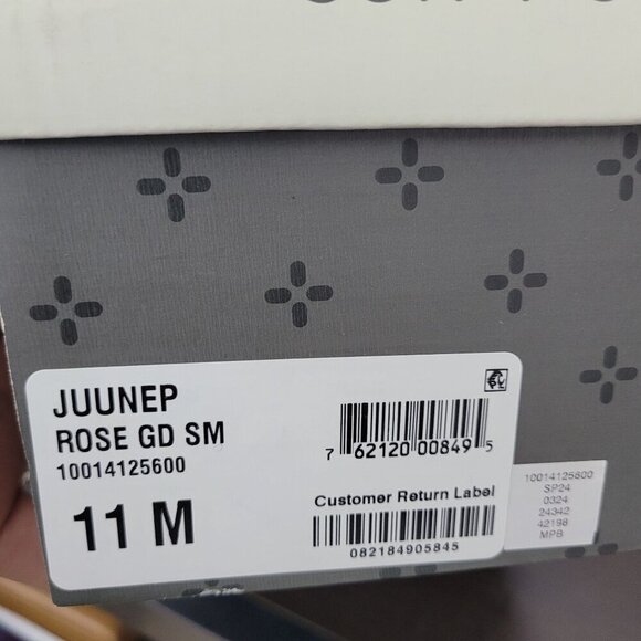 NEW Sun + Stone Womens Juune Rose Gold Strappy Sandals Size 11M - Picture 7 of 8